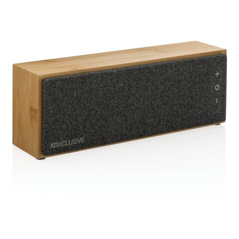 Wynn 10W FSC® bamboo wireless speaker brown | No Branding | not available | not available