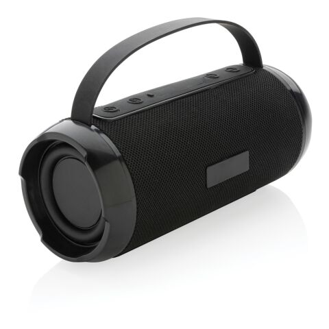 RCS recycled plastic Soundboom waterproof 6W speaker black | No Branding | not available | not available