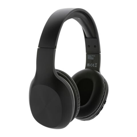 RCS recycled plastic JAM wireless headphone black | No Branding | not available | not available