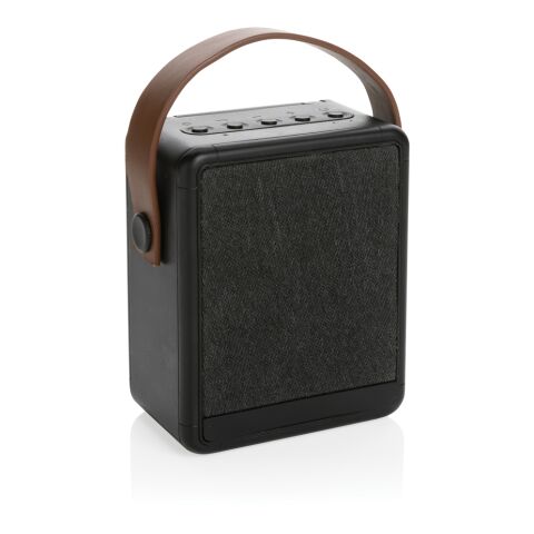 Skywave RCS recycled plastic solar speaker 12W black | No Branding | not available | not available