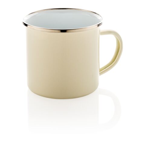 Vintage enamel mug white | No Branding | not available | not available