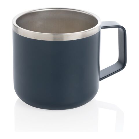 Stainless steel camp mug blue | No Branding | not available | not available