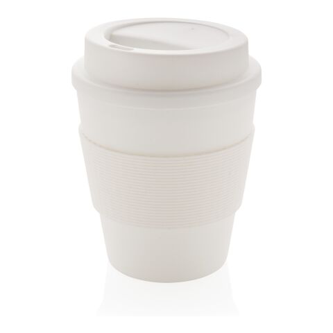 Reusable coffee mug with lid 350ml White | No Branding | not available | not available