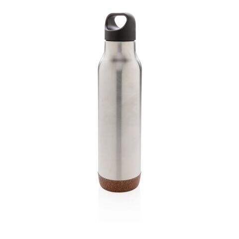 Cork leakproof vacuum flask silver | No Branding | not available | not available
