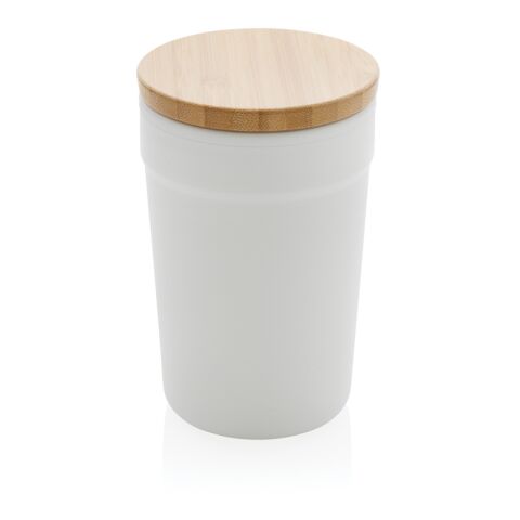 GRS RPP mug with FSC® bamboo lid White | No Branding | not available | not available