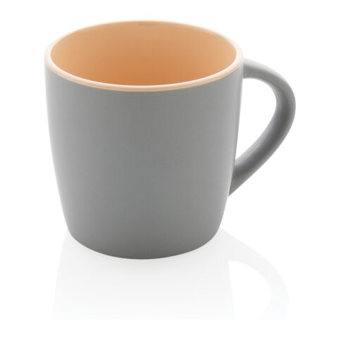 Ceramic mug with coloured inner brown-grey | No Branding | not available | not available