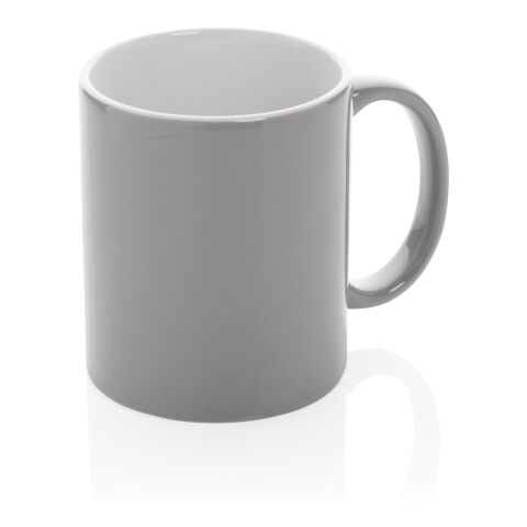 Ceramic classic mug grey | No Branding | not available | not available