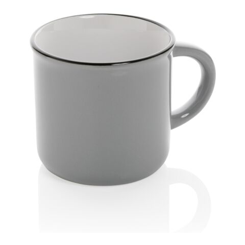 Vintage ceramic mug grey | No Branding | not available | not available
