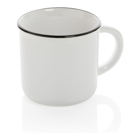 Vintage ceramic mug white-white | No Branding | not available | not available