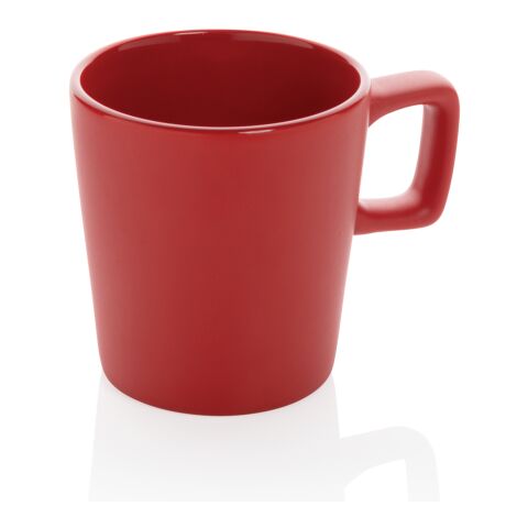 Ceramic modern coffee mug red | No Branding | not available | not available