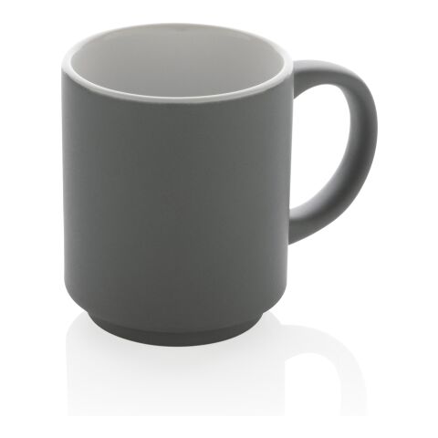 Ceramic stackable mug grey | No Branding | not available | not available