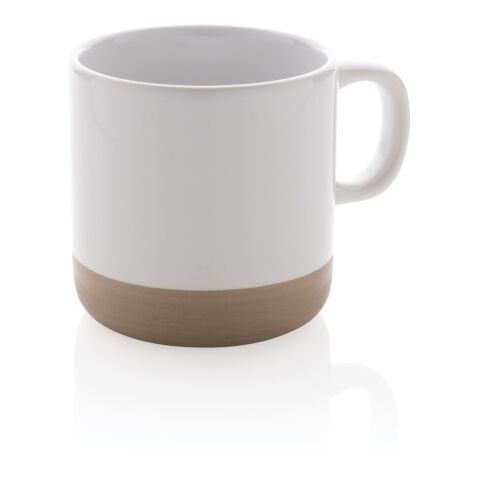Glazed ceramic mug white | No Branding | not available | not available