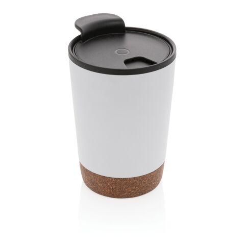 GRS RPP Stainless steel cork coffee tumbler white | No Branding | not available | not available