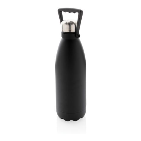 RCS Recycled stainless steel large vacuum bottle 1.5L black | No Branding | not available | not available