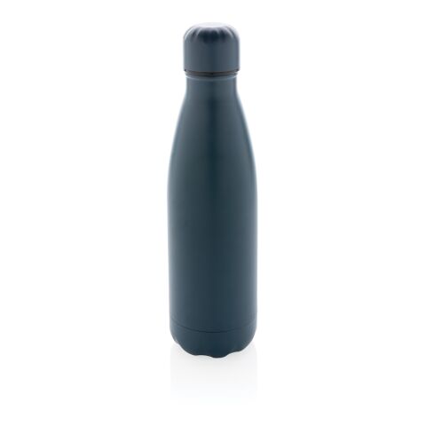 Solid colour vacuum stainless steel bottle 500 ml blue
