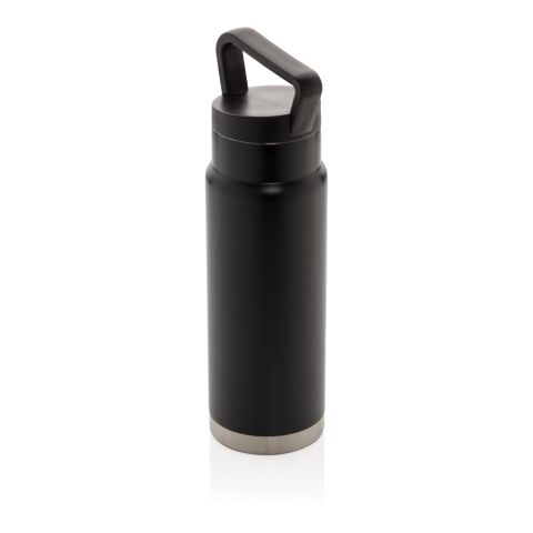 Leakproof vacuum on-the-go bottle with handle black | No Branding | not available | not available