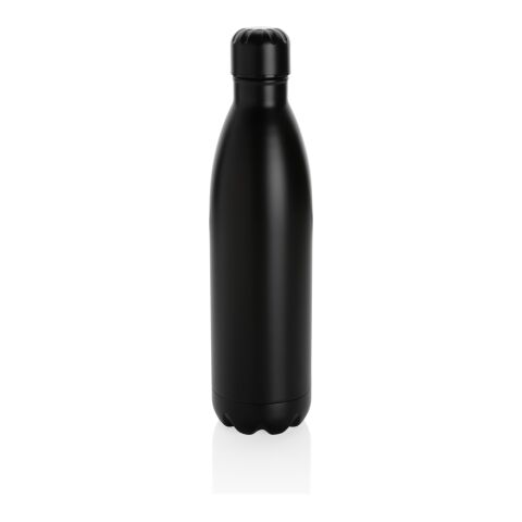Solid colour vacuum stainless steel bottle 750ml black | No Branding | not available | not available