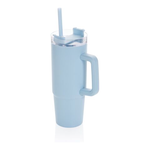 Tana RCS recyled plastic tumbler with handle 900ml light blue | No Branding | not available | not available