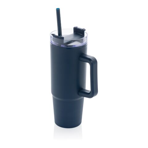 Tana RCS recyled plastic tumbler with handle 900ml French Navy | No Branding | not available | not available