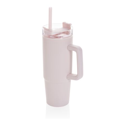 Tana RCS recyled plastic tumbler with handle 900ml pink | No Branding | not available | not available
