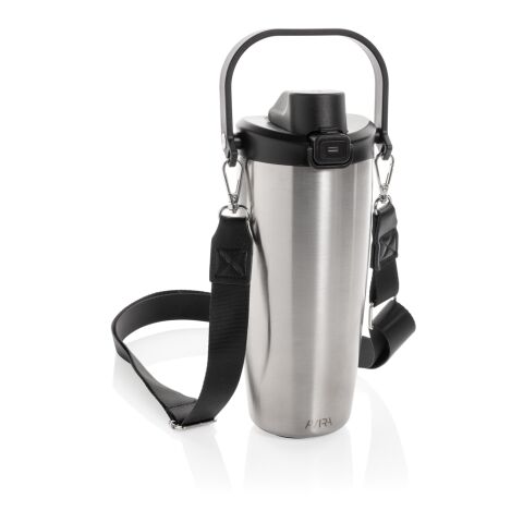 Avira Ayala RCS re-steel duosip lockable crossbody tumbler silver | No Branding | not available | not available