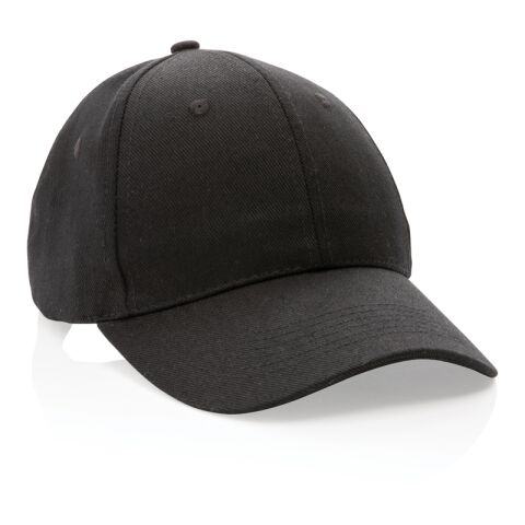Impact 6 panel 280gr Recycled cotton cap with AWARE™ tracer black | No Branding | not available | not available | not available