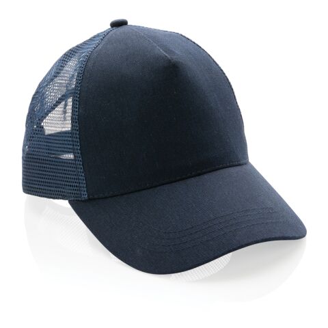 Impact AWARE™ Trucker Recycled Cotton 5 Panel Cap navy | No Branding | not available | not available | not available