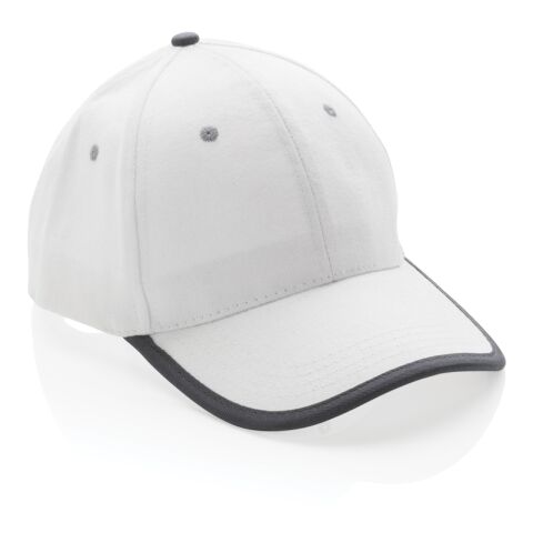 Impact AWARE™ Brushed rcotton 6 panel contrast cap 280gr White | No Branding | not available | not available | not available