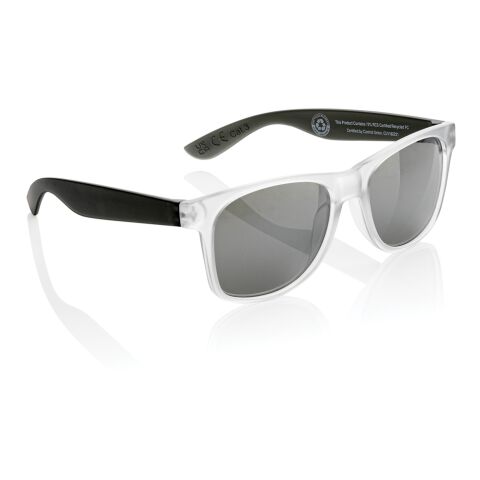 Gleam RCS recycled PC mirror lens sunglasses black-white | No Branding | not available | not available