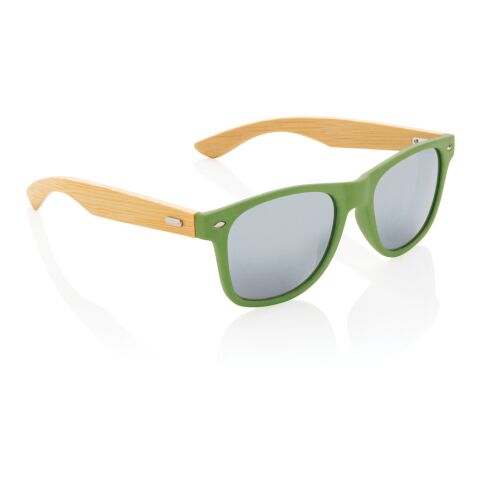 FSC® Bamboo and RCS recycled plastic sunglasses green | No Branding | not available | not available