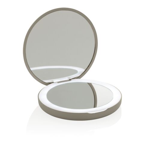 Lumora RCS recycled plastic LED re-chargeable make-up mirror beige | No Branding | not available | not available
