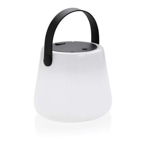 SolarGlow RCS recycled plastic USB-rechargble outdoor light White | No Branding | not available | not available