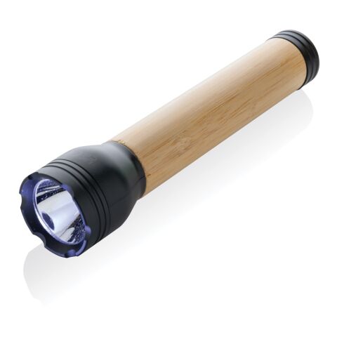 Lucid 5W RCS certified recycled plastic &amp; bamboo torch black-brown | No Branding | not available | not available