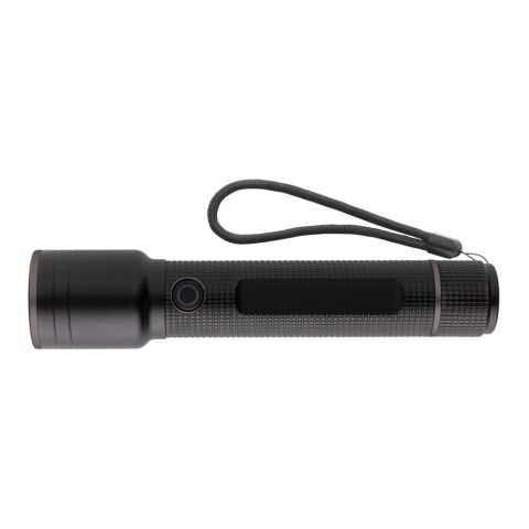 Gear X RCS recycled aluminum USB-rechargeable torch large black | No Branding | not available | not available
