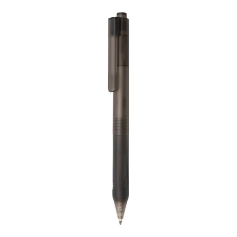 X9 frosted pen with silicone grip black | No Branding | not available | not available