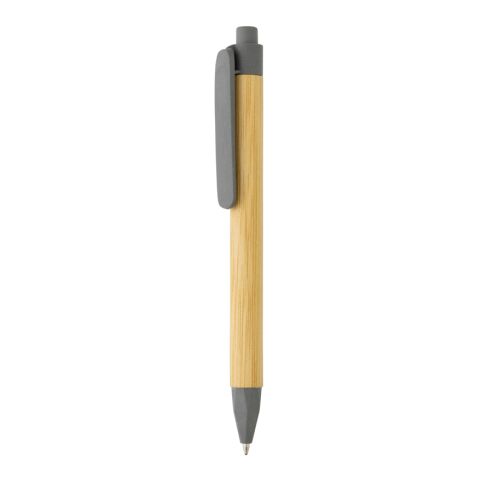 FSC®write responsible recycled paper barrel pen Charcoal Grey | No Branding | not available | not available