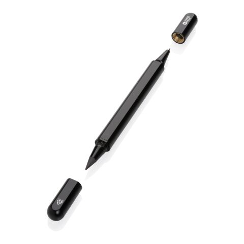Swiss Peak Storm RCS recycled aluminum dual tip pen black | No Branding | not available | not available