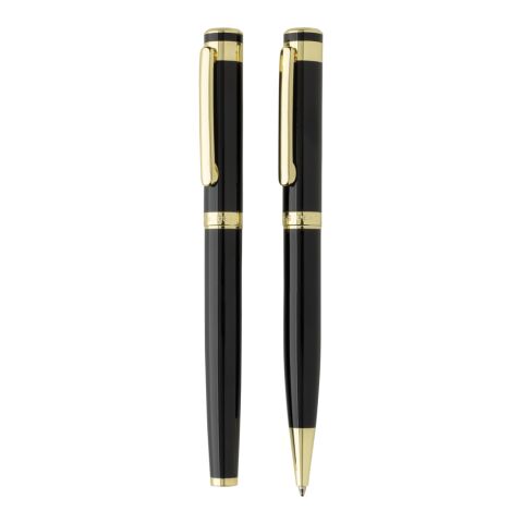 Swiss Peak Luca RCS recycled brass deluxe pen set black | No Branding | not available | not available