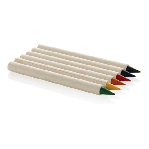 Micki GRS infinity 6pc colouring pencil set white | No Branding