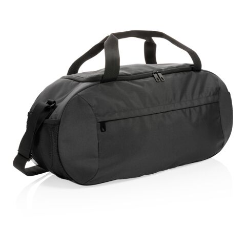 Impact AWARE™ RPET modern sports duffle black | No Branding | not available | not available | not available