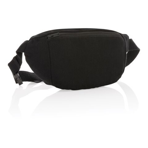 Impact AWARE™ 285gsm rcanvas hip bag undyed black | No Branding | not available | not available