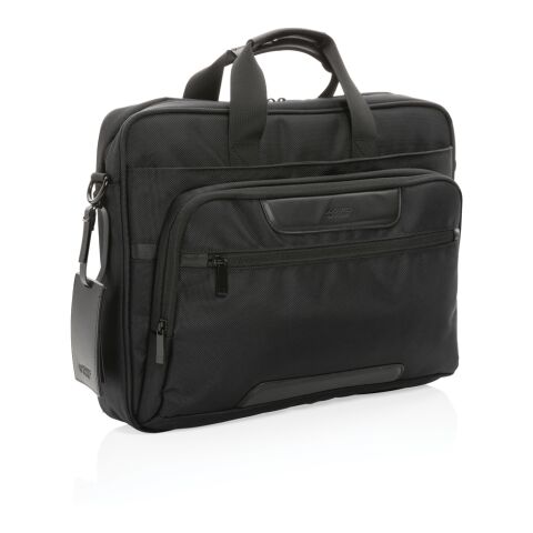 Swiss Peak AWARE™ RPET Voyager 15.6&quot; laptop bag black | No Branding | not available | not available | not available