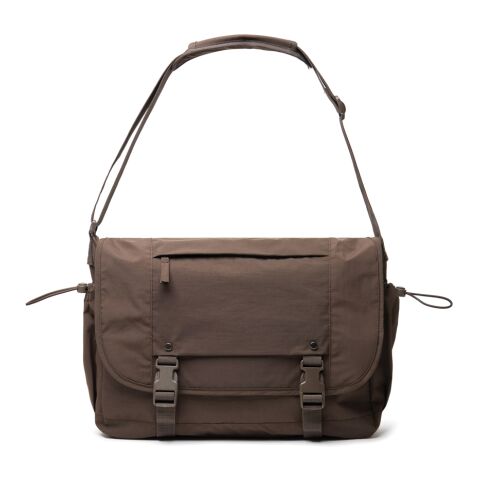 KENTO URBAN RCS recycled nylon 15.6 inch Messenger brown | No Branding | not available | not available | not available