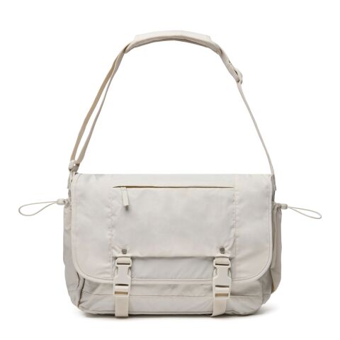 KENTO URBAN RCS recycled nylon 15.6 inch Messenger beige | No Branding | not available | not available | not available