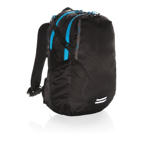 Explorer ribstop medium hiking backpack 26L PVC free black-blue | No Branding | not available | not available | not available