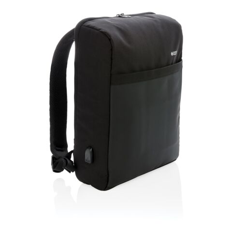 Swiss Peak 15&quot; anti-theft RFID &amp; USB backpack PVC free black | No Branding | not available | not available