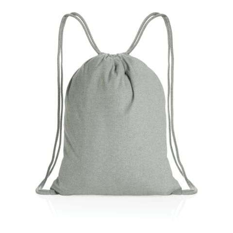 Impact AWARE™ Recycled cotton drawstring backpack 145g grey | No Branding | not available | not available | not available
