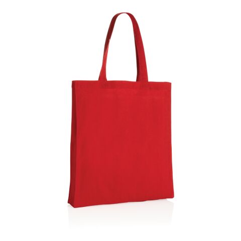 Impact AWARE™ Recycled cotton tote w/bottom 145g red | No Branding | not available | not available | not available