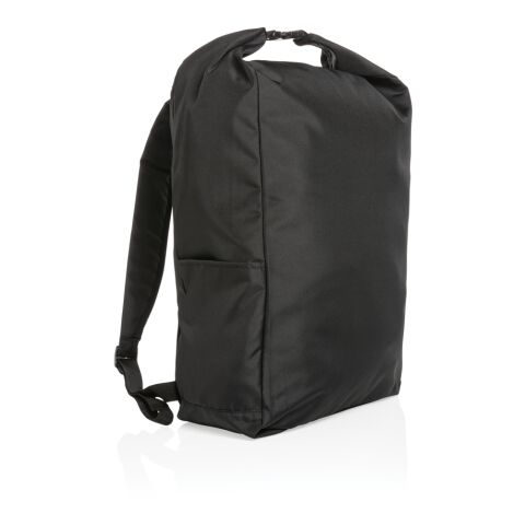 Impact AWARE™ RPET lightweight rolltop backpack black | No Branding | not available | not available | not available