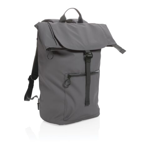 Impact AWARE™ RPET Water resistant 15.6"laptop backpack anthracite | No Branding | not available | not available | not available
